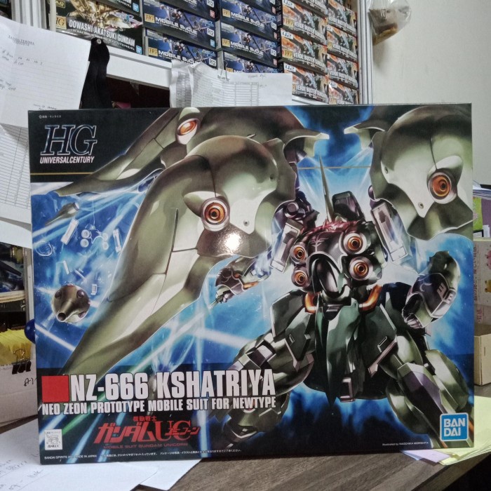 ✨New Gundam Hg Nz-666 Kshatriya 58263 Berkualitas