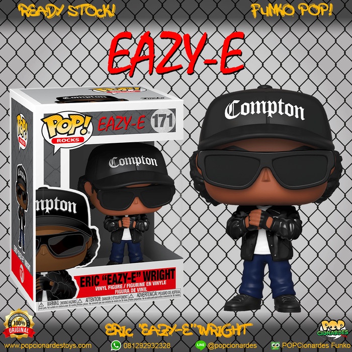 ✅Baru Funko Pop Rocks - Eazy-E - Eric Eazy-E Wright #171 Diskon