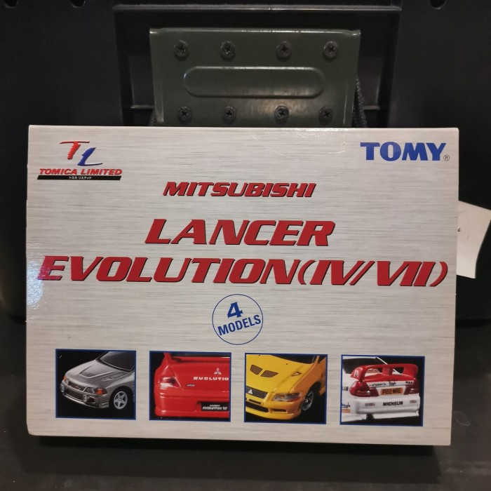 ✨New Tomica Limited Tl Mitsubishi Lancer Evolution Iv Vii Set Evo Terbaru