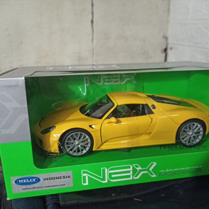✅Baru Diecast Miniatur Porsche Porse Porce 918 Spyder Spider Welly Nexi Bisa Sameday