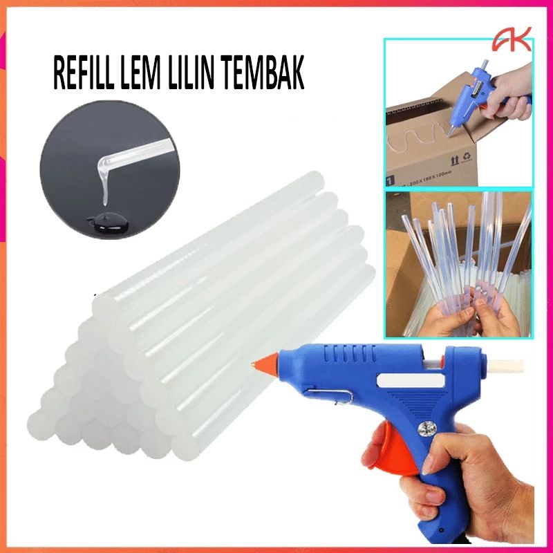 

Refill Isi Lem Tembak Stik Lilin Kecil 7mm Glue Gun