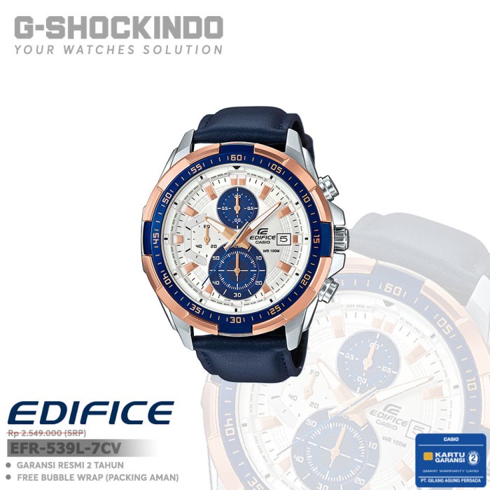 ✅Termurah Casio Edifice Efr-539L-7Cv / Efr-539L-7Cvudf Original Bisa Sameday