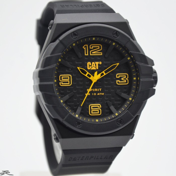 ✅Termurah Caterpillar Le11121137 - Jam Tangan Pria Rubber Original Limited