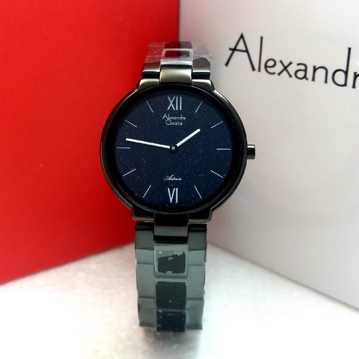 ✅New Alexandre Christie Ac 8604 / Ac 8604Lh Black Blue Asteria Original Bisa Sameday
