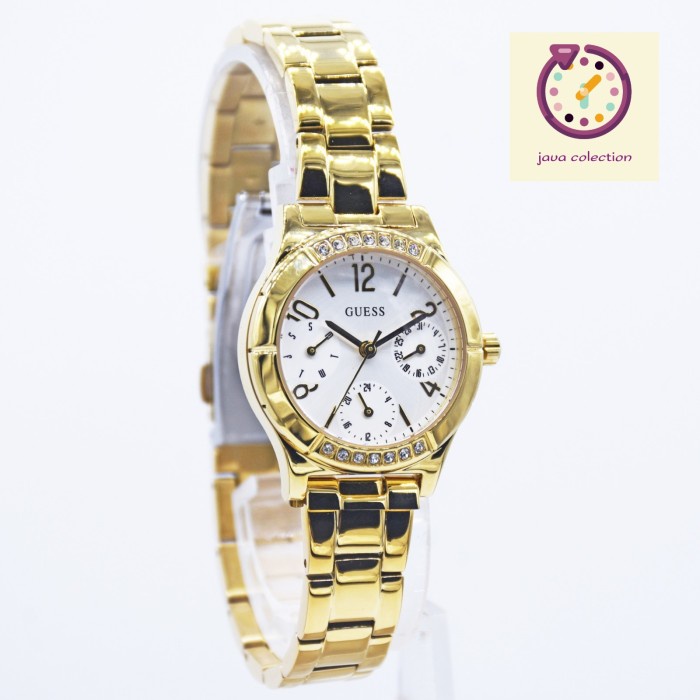 ✅New Ori Jam Tangan Wanita Guess Gw0413L2 Gold Original Diskon