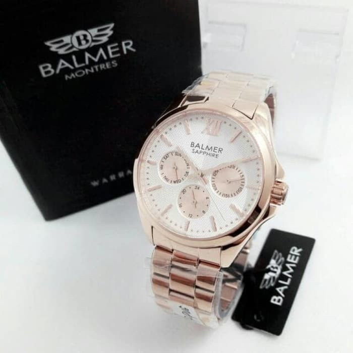 ✅New Jam Tangan Wanita / Cewek Balmer 7968 Rg Diskon