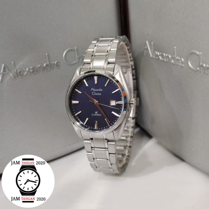 ✅New Ori Jam Tangan Wanita Original Alexander Cristie Ac 8682 Silver Ac8682 Terbatas