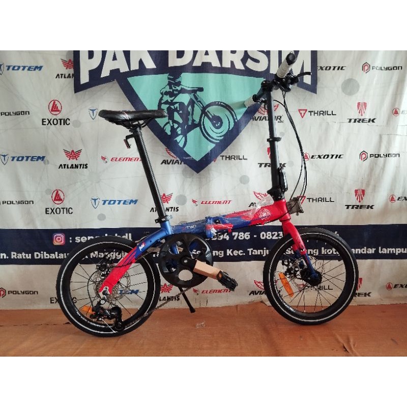 Sepeda Lipat FoldX X2 Spiderman Edition