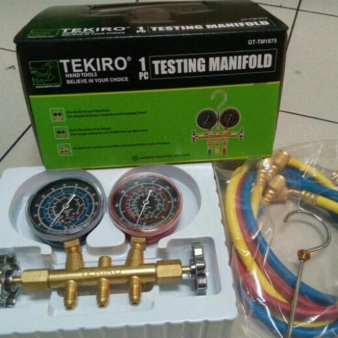 Tekiro Testing Manifold Regulator Freon Ac