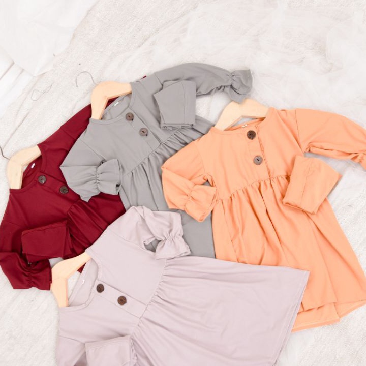 :O-le✿ Gamis bayi perempuan newborn baru lahir 0 6 bulan 1 2 tahun | gamis anak perempuan | gamis ba