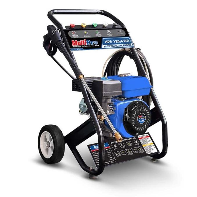 Mesin cuci mobil HPE180 Jet cleaner MULTIPRO HPE-180/4 WD Stim bensin