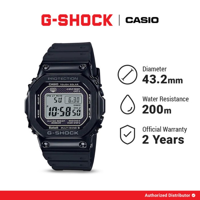 [READY INSTANT] G-Shock Jam Tangan Pria GMW-B5000G-1DR Waterproof