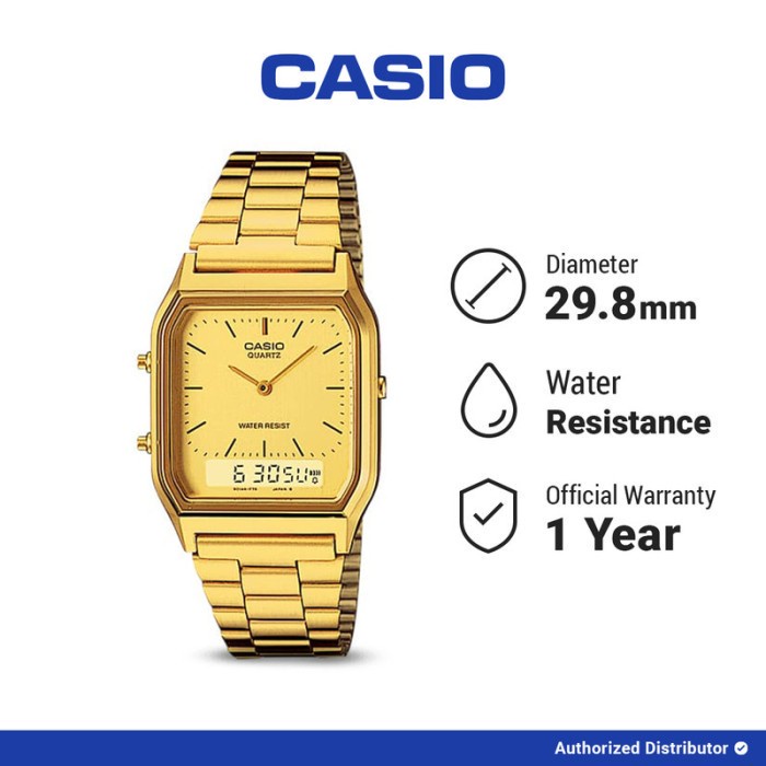 [READY INSTANT] Casio Jam Tangan Wanita AQ-230GA-9DMQ