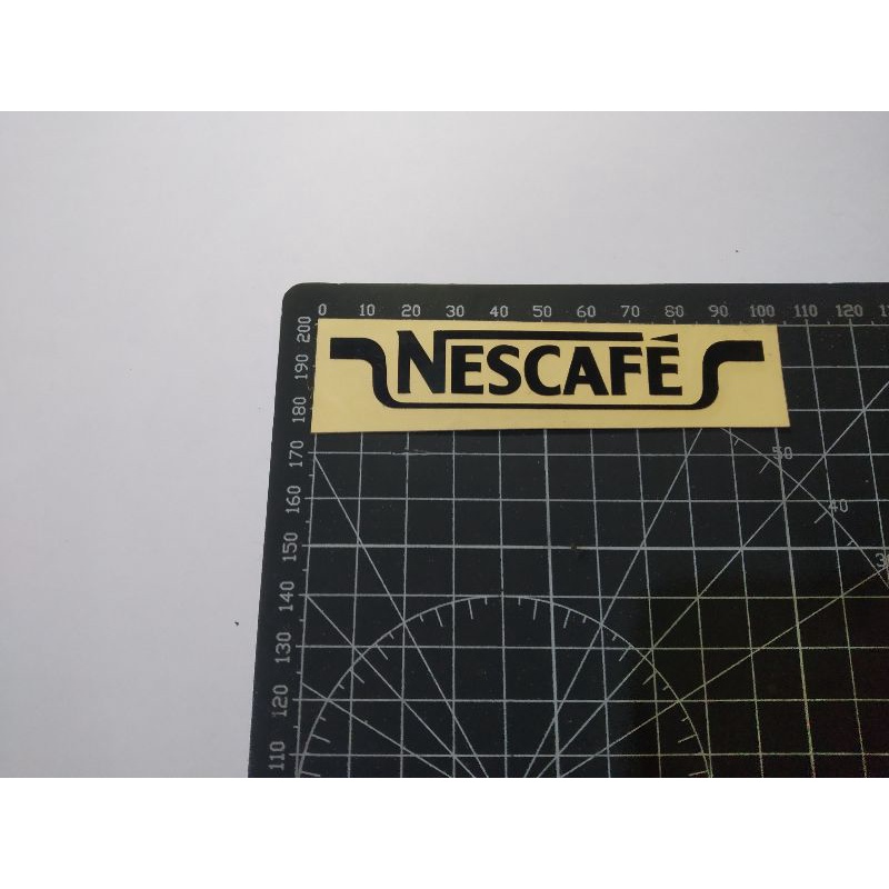 

cutting stiker nescafe