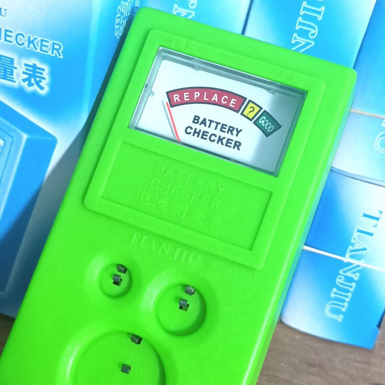 (P01☆] alat tes batre checker 333 alat tes batre jam tangan dan batre koin alat pengetes batreご.