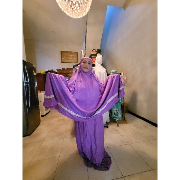 Mukena Rayon Polos Katun