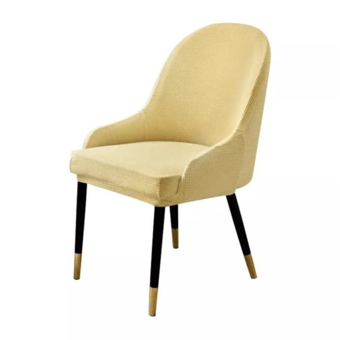 Cover kursi sarung kursi cover sofa melengkung dengan sandaran tangan