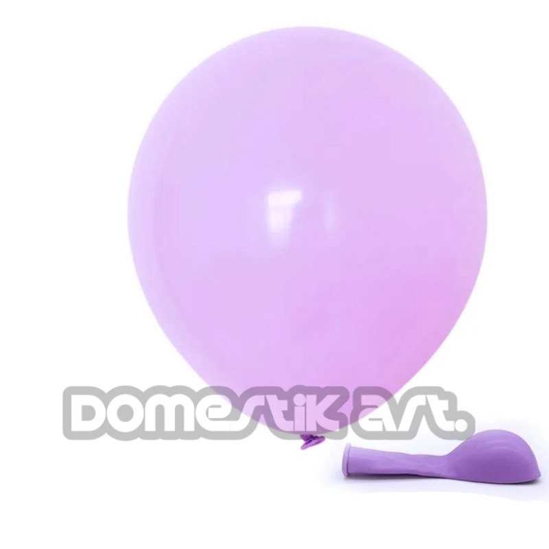 Balon macaron UNGU / Balon pastel / Balon pastel ungu / Balon karet Polos warna ungu