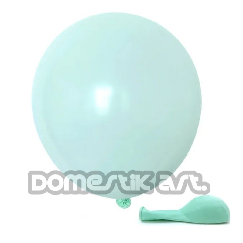 Balon macaron TOSCA / Balon pastel / Balon pastel Hijau / Balon karet Polos warna Hijau tosca