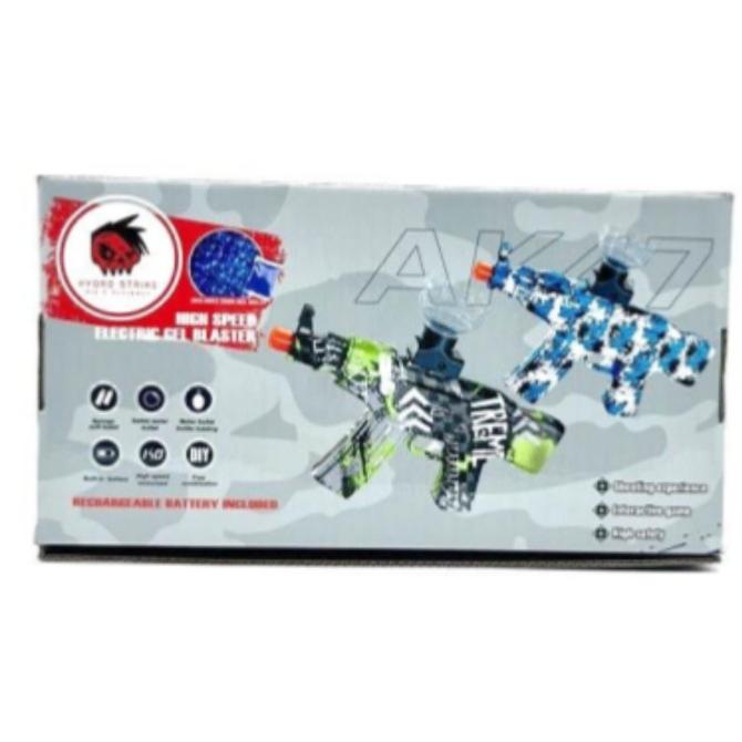 Mainan Pistol Anak Ak47 High Speed Electric Serial M416 Graffiti Kode 125