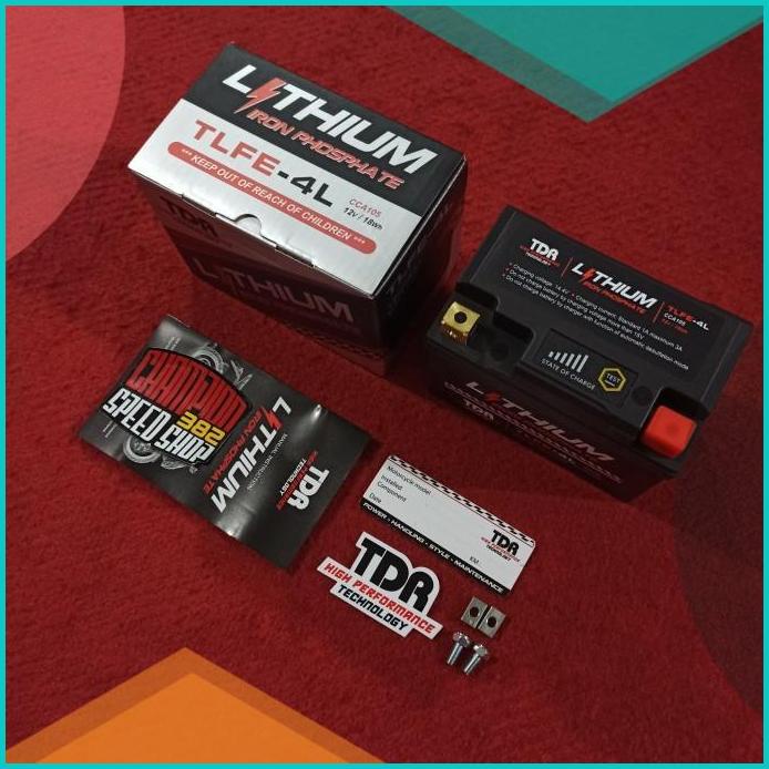 Aki TDR Lithium Iron TLFE-4L Jupiter New Z MX 135 XSR150 XSR 150 20JVLZ3 sparepart