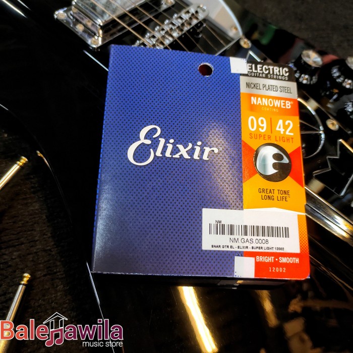 Elixir 12002 Nanoweb Nickel Senar Gitar Elixir Original Elektrik 09