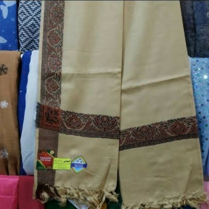 Sorban sorban khasmiri coklat ( edisi terbatas)(V4K6) Sorban Palestina Segi Empat Sorban Trompah Sor