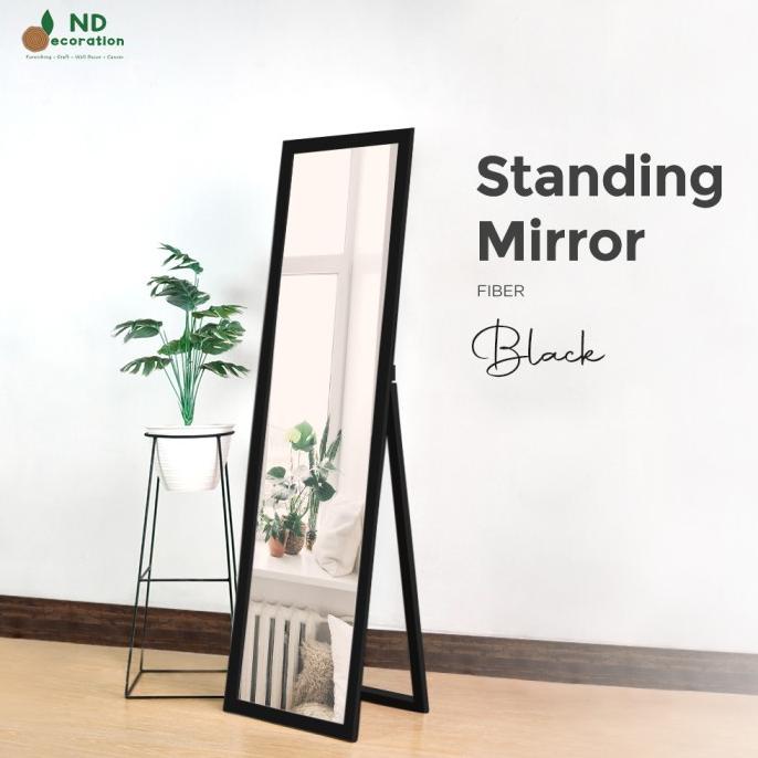 Standing Mirror Jati Belanda / Kaca Standing Full Body /