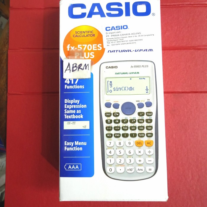 

CALCULATOR CASIO FX 350ES PLUS CASIO FX 570ES PLUS CASIO FX350 FX570