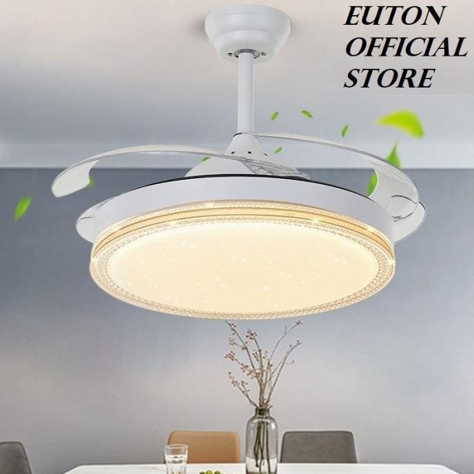 Lampu Kipas Angin Gantung Plafon Lotus New Model - Kipas Lampu 42 Inch Lovethestar