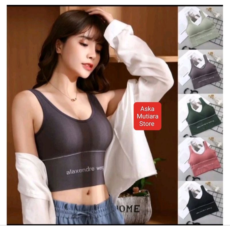 SPORT BRA/ BH SENAM / BH YOGA BAHAN RAJUT