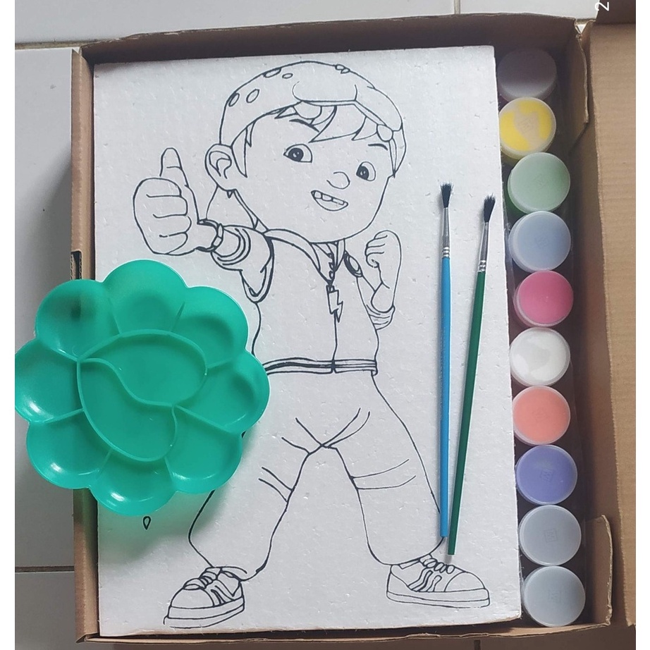 

Terlaris Painting Kit Paket Melukis Anak Styrofoam
