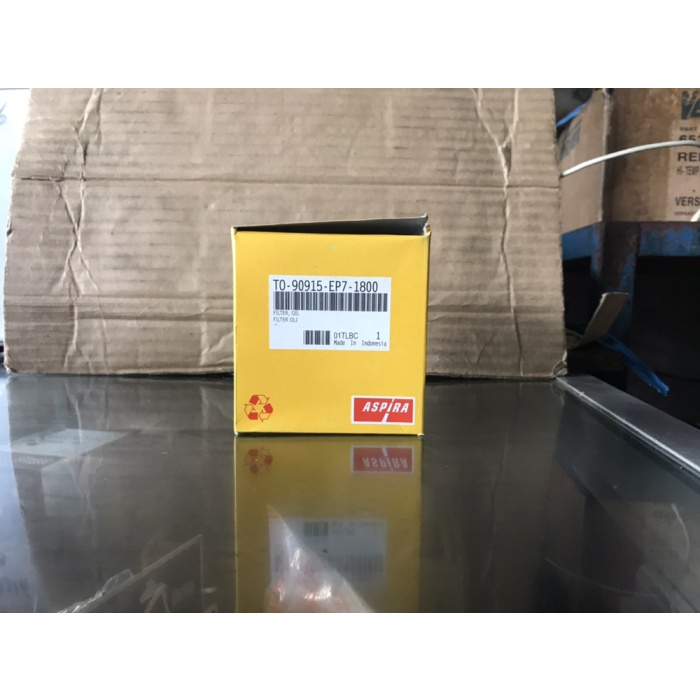 Filter Oli Mobil Yaris lama, Soluna, Sienta ASPIRA TO-90915-EP7-1800 star