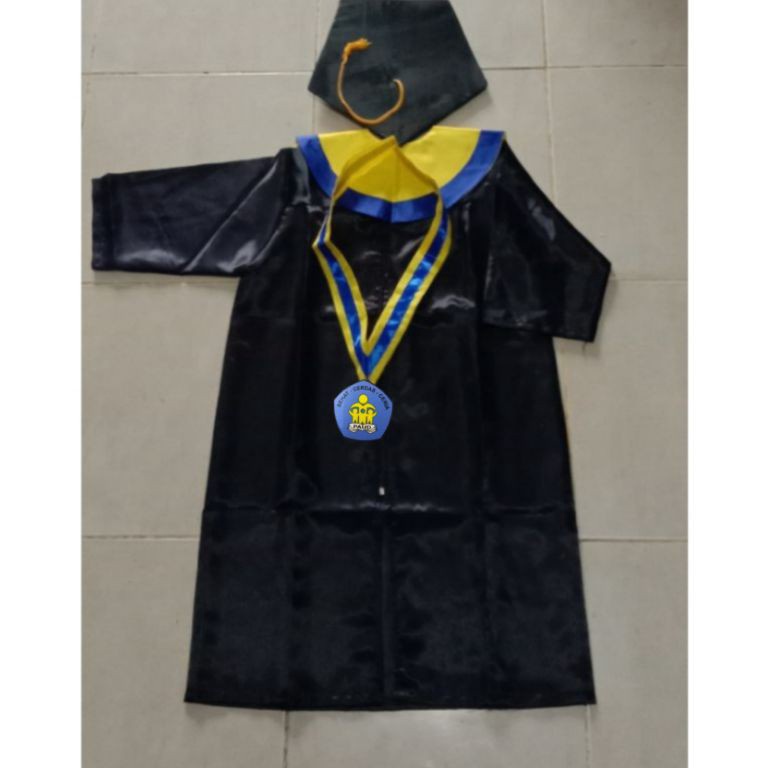 TXDD9403  Baju Toga Anak paud TK SD n medali/gordon
