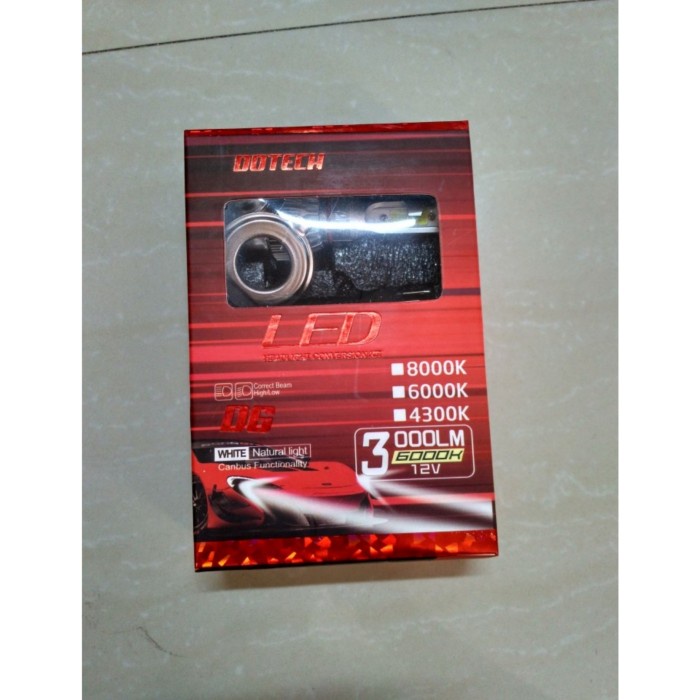 Cod - Lampu Hid H4 Turbo Led Mobil All New Avanza Xenia Brio Jazz Rs Kode 011