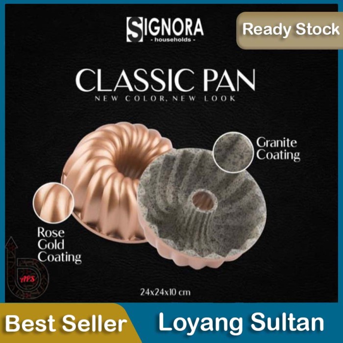 

✅Termurah Signora Classic Pan Premium Gold Rose Berkualitas