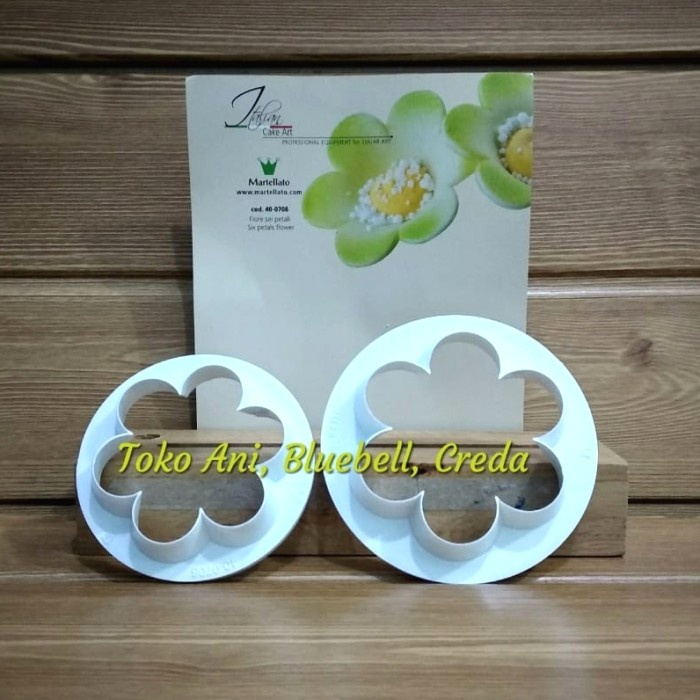 

✅Termurah Martellato Six Petal Flower Fondant Cutter Set-2 6.5Cm And 7.5Cm Limited