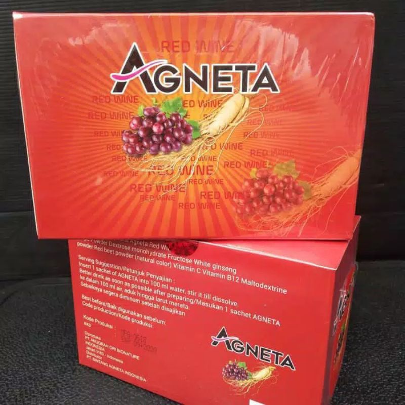 AGNETA RED WINE 20 sachet original