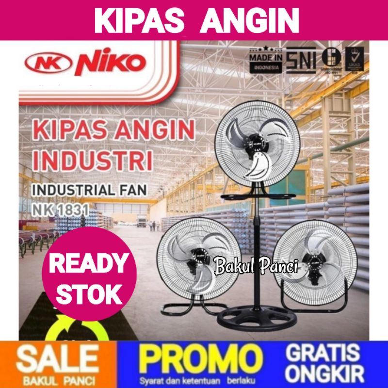 Niko NK-1831 Kipas Angin Industri 3 in 1