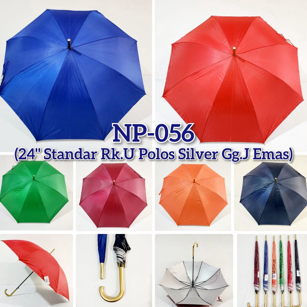 PXCX5308  Payung Standar Polos Warna / Payung Polos Warna