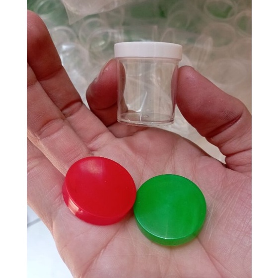 LCYP8515  Isi Pot 50 Pcs Pot urine 20cc tebal/ pot salep 20cc /pot slime20 cc/pot 20 cc / pot 20 ml 