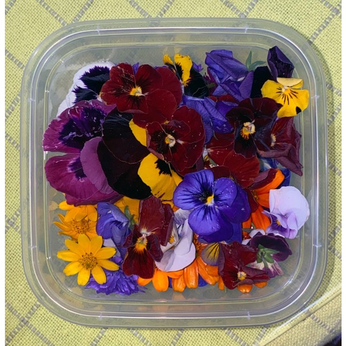 

Mix Edible Flowers Fresh 30 pcs