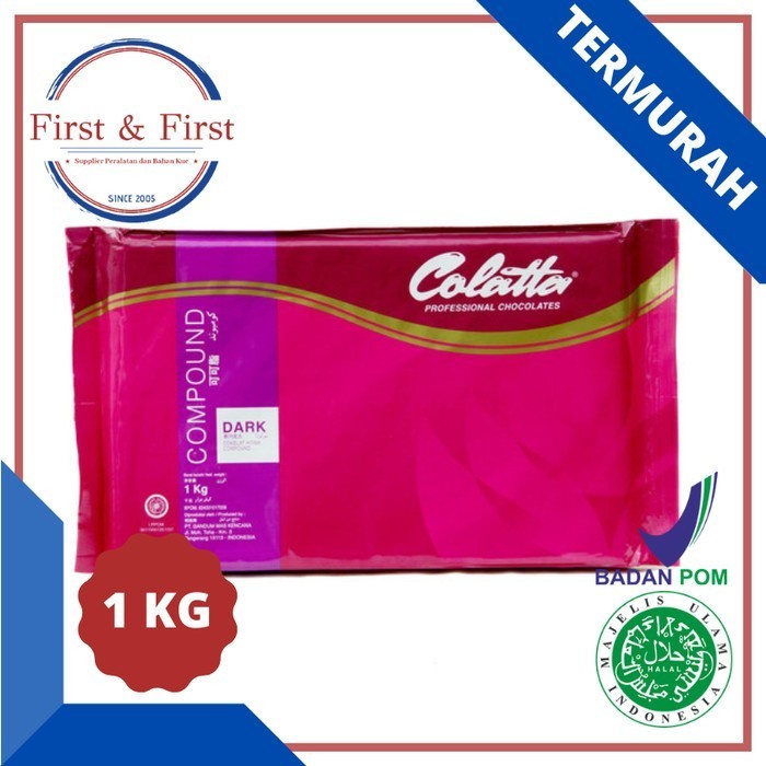 

Colatta dark chocolate 1kg / colatta compound dark