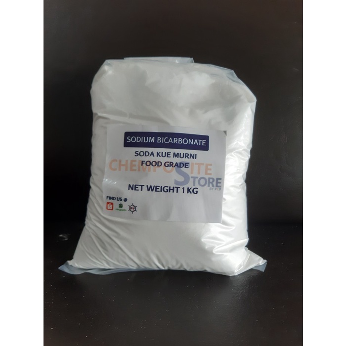 

soda kue - baking soda - sodium bicarbonate food grade kemasan 1 kg