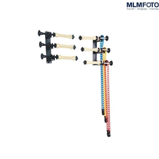 Bracket Stand Backdrop Tiang Background Foto Studio Manual Chain Roll