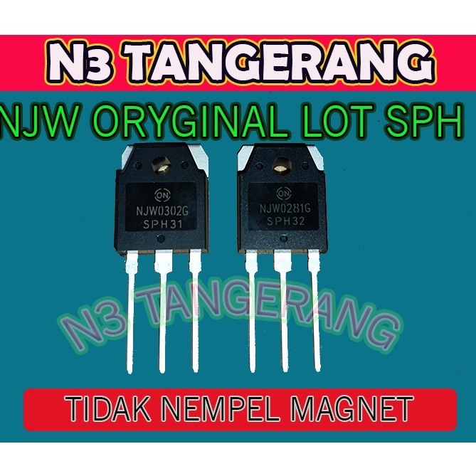 WBQR2844 Terlaku... TRANSISTOR FINAL NJW NJW 0281G  0302G   Oryginal   SPH