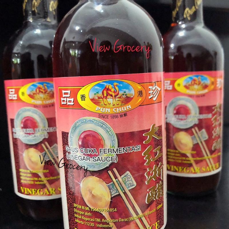 

Red Vinegar Pun Chun /Cuka Merah /Vinegar Sauce 500Ml