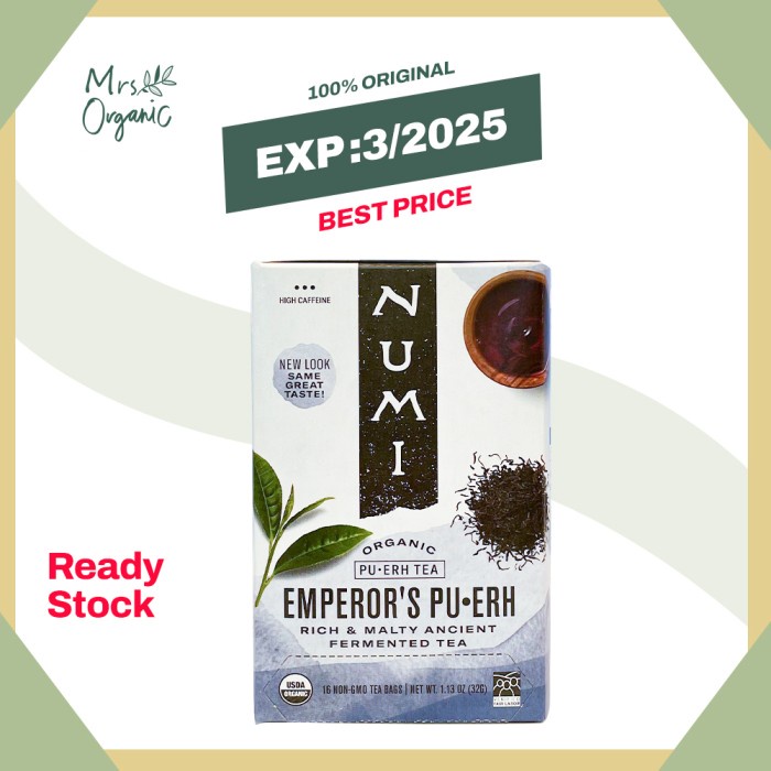 

Numi - Organic Emperor's Pu-Erh Tea - 32g