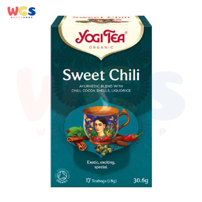 

Yogi Tea Organic Sweet Chili Ayurdevic Blend Herbal Tea 17p x 1.8g
