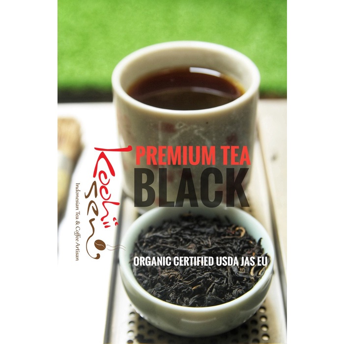 

BULK 1 KG Organic Black Tea SPECIALTY Teh Merah Assamica INDONESIA